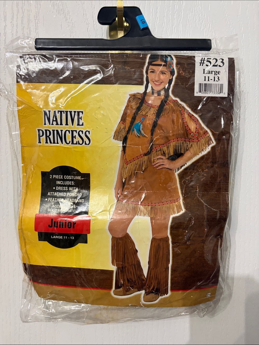 Native Princess Kids Costume - Brown - Junior
